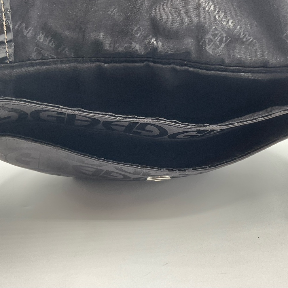 Giani Bernini Wristlet Purse Clutch Bag Zip Pocket Black 5 Compartment Small - Picture 7 of 13